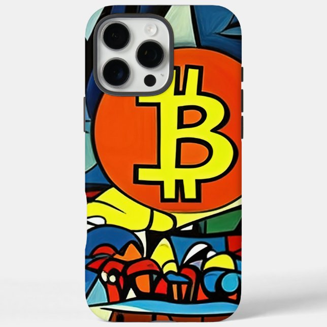 Bitcoin Art Case-Mate iPhone Hülle (Rückseite)