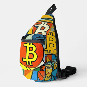 Bitcoin Art Crossbody Bag