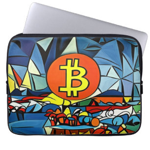 Bitcoin Art Laptopschutzhülle