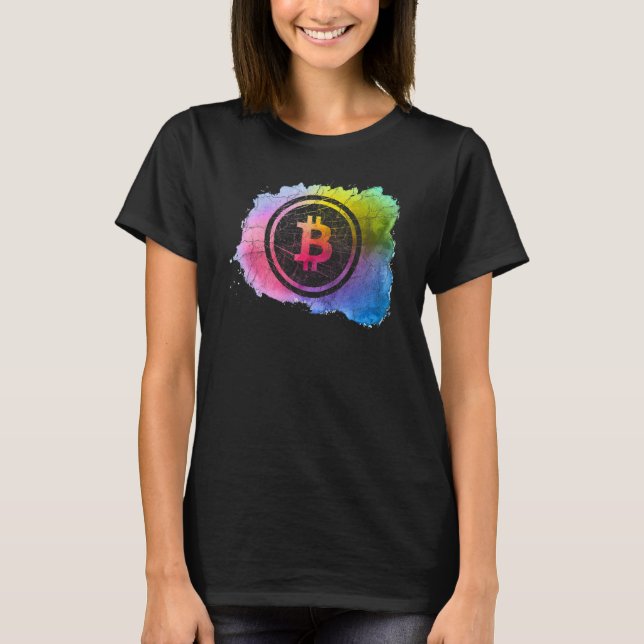 Bitcoin Art Trader Miner Hodl Token Crypto T-Shirt (Vorderseite)