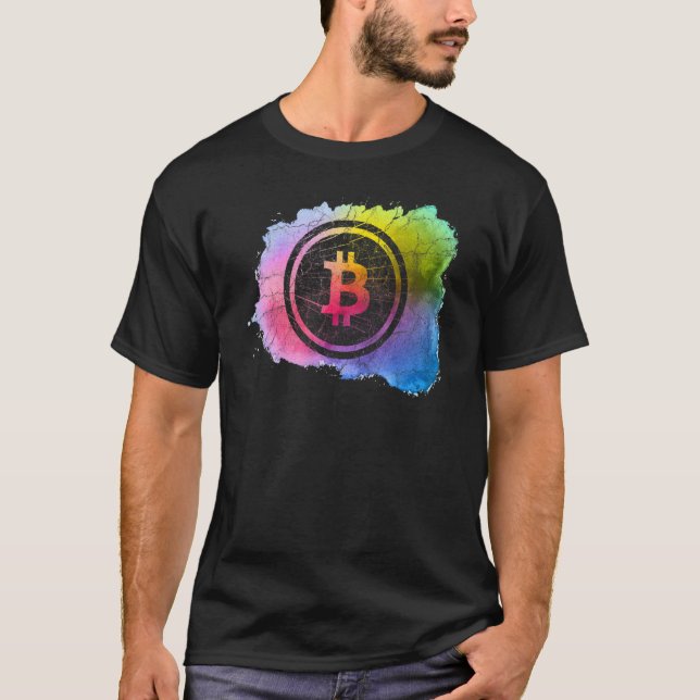 Bitcoin Art Trader Miner Hodl Token Crypto T-Shirt (Vorderseite)