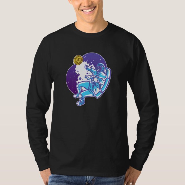 Bitcoin Astronaut T-Shirt (Vorderseite)