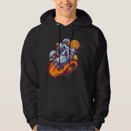 Bitcoin Astronaut zum Mond - BTC Crypto Hoodie
