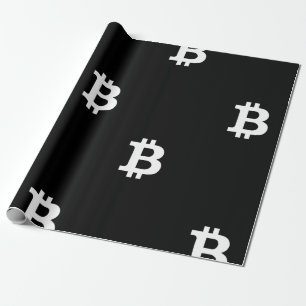 Bitcoin B Cooles Schleifpapier Geschenkpapier