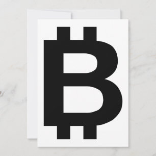 Bitcoin B Fett Einladung