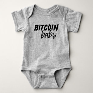 Bitcoin BABY Krypto-Street-Style-Geschenk Bitcoin Baby Strampler