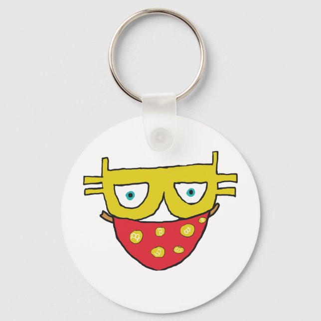 Bitcoin Bandit Schlüsselanhänger (Vorderseite)