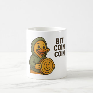 Bitcoin-Becher - Humoristisches Ente Kaffeetasse