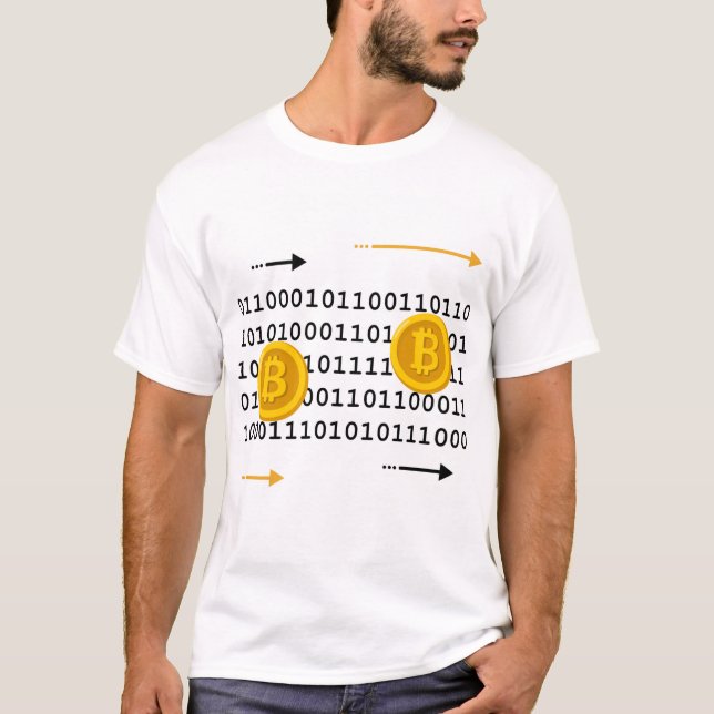 Bitcoin-Bergbau T-Shirt (Vorderseite)