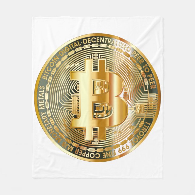 Bitcoin Blanket: Gemütlich bis in die Zukunft der  Fleecedecke (Vorderseite)