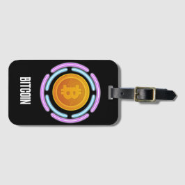 Bitcoin-Blei Gepäckanhänger