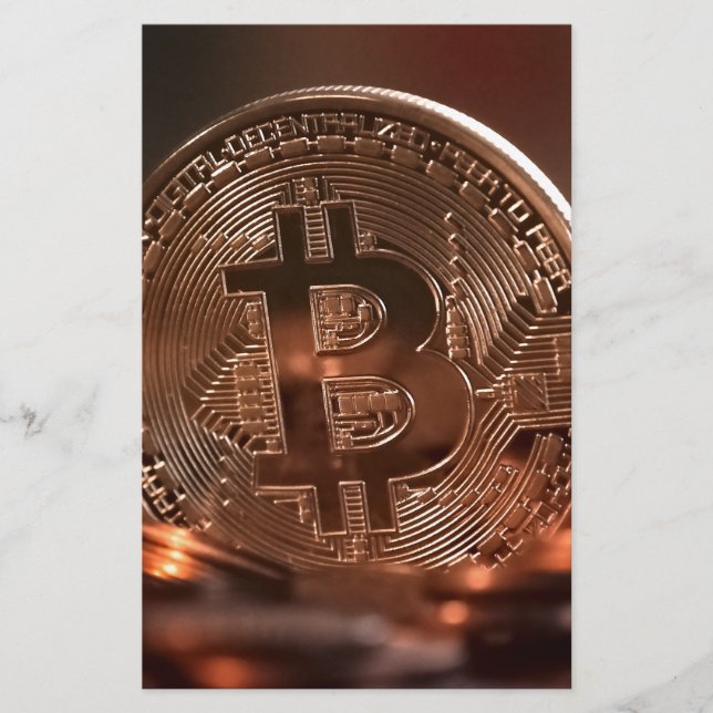 Bitcoin Briefpapier (Vorderseite)