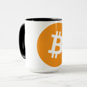 Bitcoin BTC-Logo Tasse