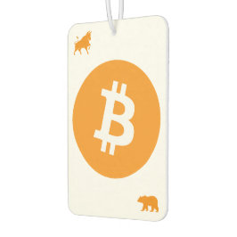 Bitcoin Car Air Freshener Autolufterfrischer