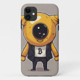 Bitcoin Character iPhone 11 Case - Whimsical und E