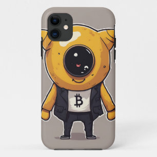 Bitcoin Character iPhone 11 Case - Whimsical und E