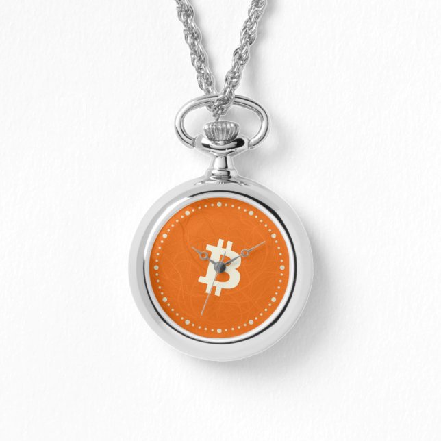 Bitcoin Classic Orange (Neuron) Armbanduhr (Vorderseite)
