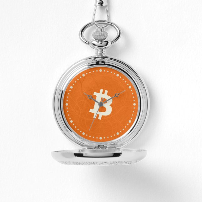 Bitcoin Classic Orange (Neuron) Armbanduhr (Vorderseite)