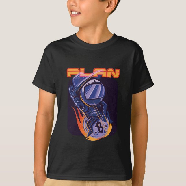 Bitcoin - Crypto Astronaut T-Shirt (Vorderseite)