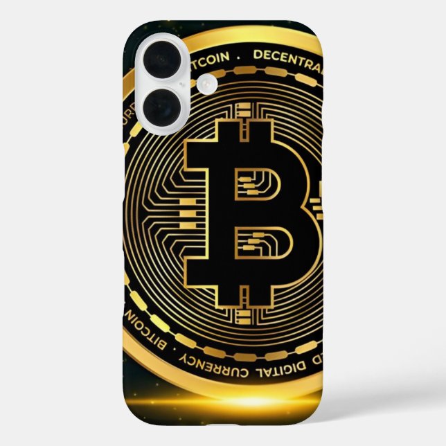 Bitcoin Crypto- Case-Mate iPhone Hülle (Rückseite)