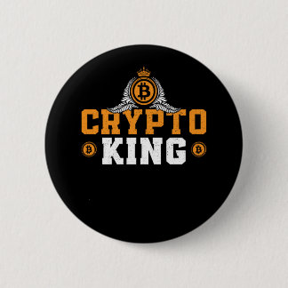 Bitcoin Crypto Crypto King Button