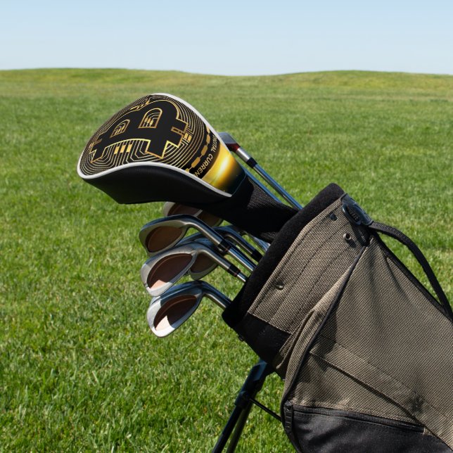 Bitcoin Crypto- Golf Headcover (In SItu)