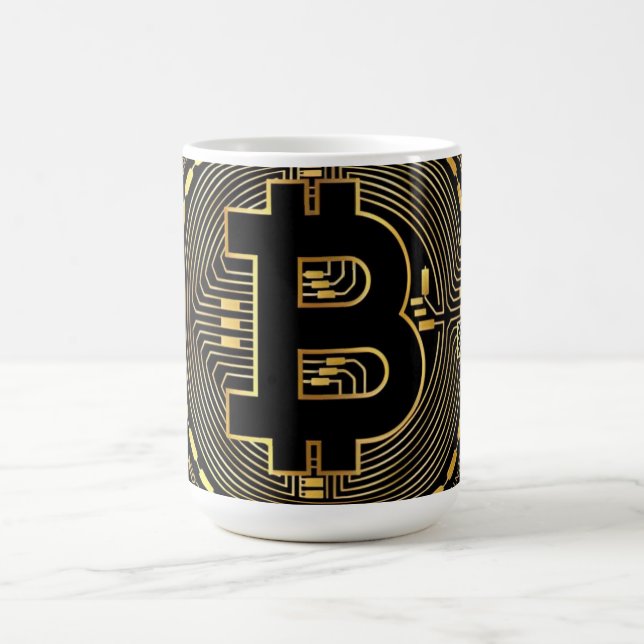 Bitcoin Crypto- Kaffeetasse (Mittel)