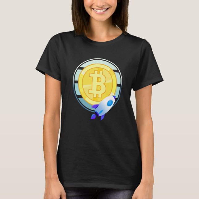 Bitcoin Cryptocurrency Crypto Exchange Bitcoiner B T-Shirt (Vorderseite)