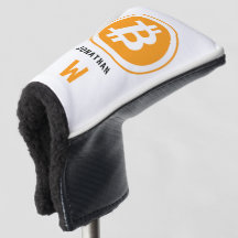 Bitcoin Cryptocurrency mit Monogramm Name