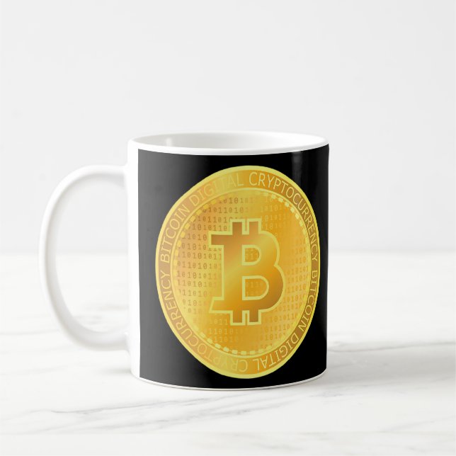 Bitcoin Cryptowährung Trader Crypto Blockchain Bt Kaffeetasse (Links)