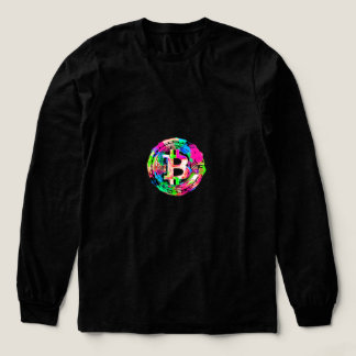 "Bitcoin Cypherpunk"-Ölgemälde Tri-Blend Shirt