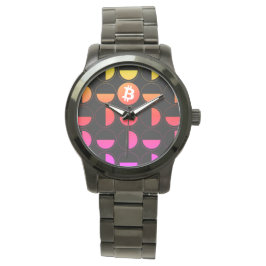 Bitcoin Designer Armbanduhr