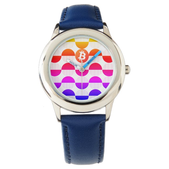 Bitcoin Designer Watch Armbanduhr (Vorderseite)