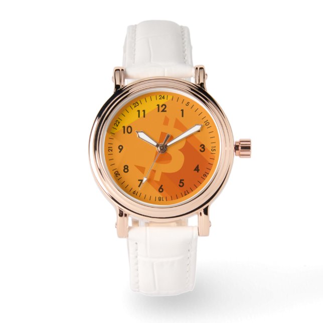 Bitcoin Designer Watch Armbanduhr (Vorderseite)