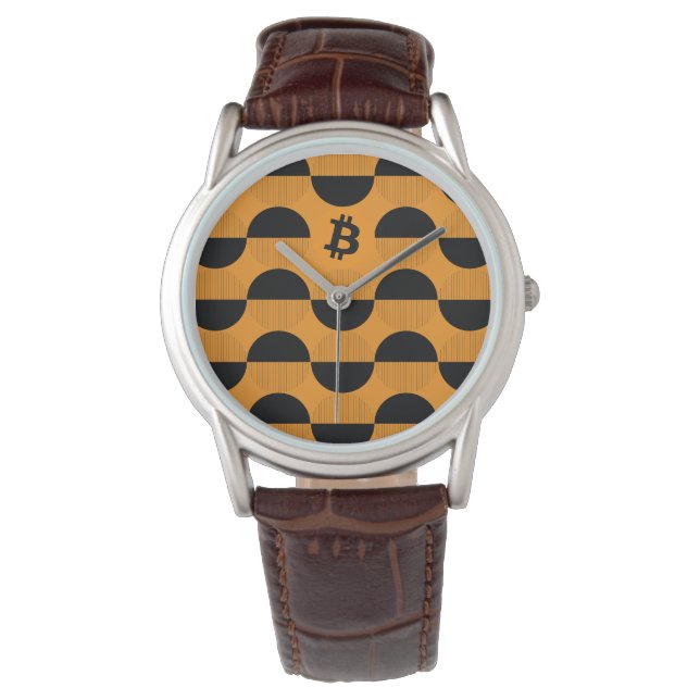 Bitcoin Designer Watch Armbanduhr (Vorderseite)