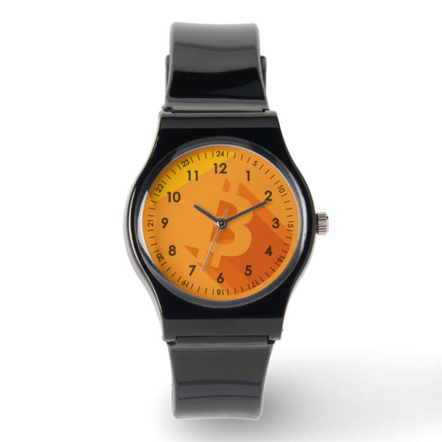 Bitcoin Designer Watch Armbanduhr (Vorderseite)