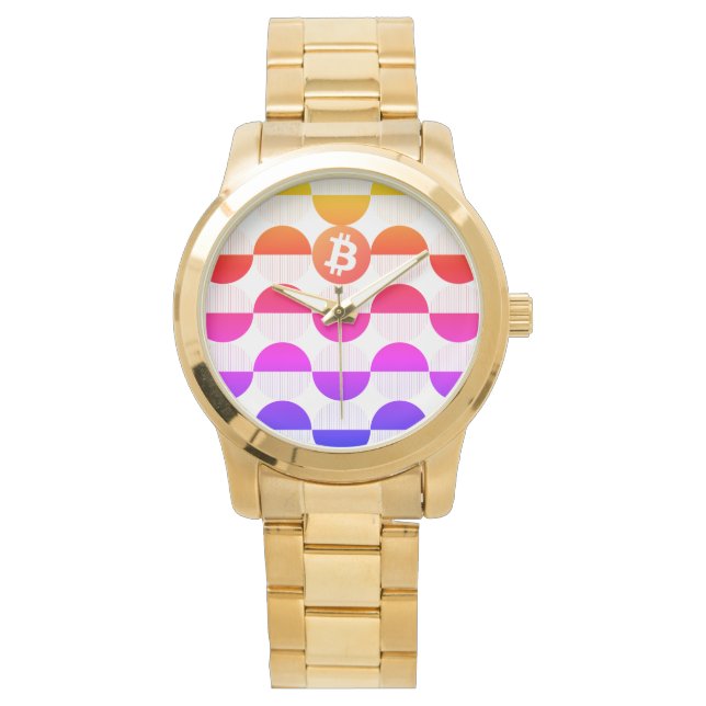 Bitcoin Designer Watch Armbanduhr (Vorderseite)