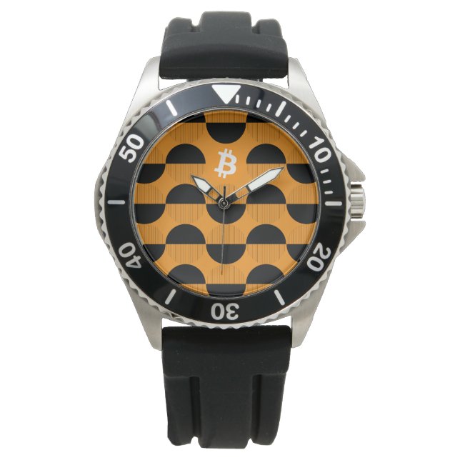Bitcoin Designer Watch Armbanduhr (Vorderseite)