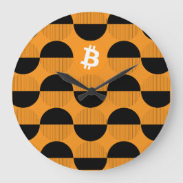 Bitcoin Designer Watch Große Wanduhr
