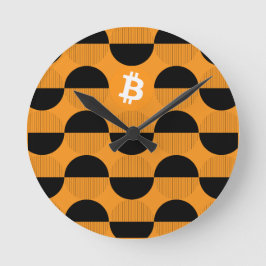 Bitcoin Designer Watch Runde Wanduhr