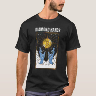 Bitcoin Diamond Hand Meme Crypto Hodl WSB T-Shirt