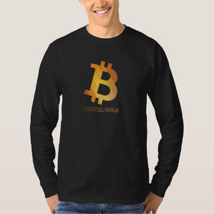 Bitcoin Digital Gold Crypto Currency Asset Digital T-Shirt