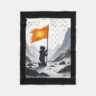 Bitcoin dunkle, versteckte Kräfte des Kryptokleber Fleecedecke