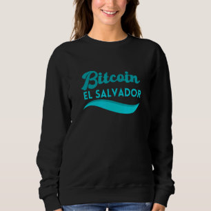 Bitcoin El Salvador Retro Kryptowährung Sweatshirt