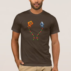 Bitcoin & Ethereum Drachen Bullischer Krypto-Händl T-Shirt