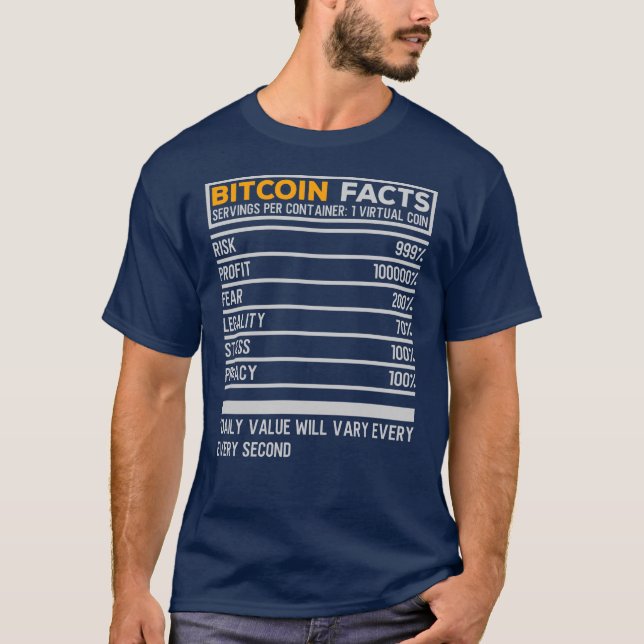 Bitcoin-Factsheet T-Shirt (Vorderseite)