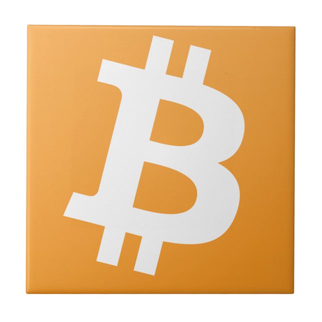 Bitcoin Fliese (Vorderseite)