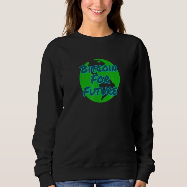 Bitcoin für künftige Bwl-Kryptowährungen Sweatshirt (Vorderseite)