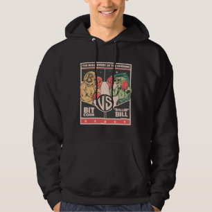 Bitcoin gegen Dollar Bill Funny BTC Crypto Hoodie
