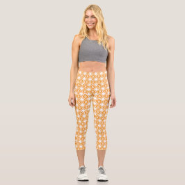 Bitcoin-gekürztes Coin-Logo Capri Leggings